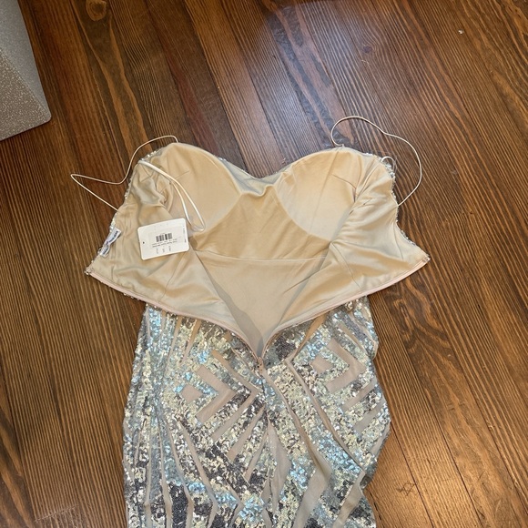 Dainty Hooligan Cross Roads Sequin Mini Dress color - Picture 4 of 6